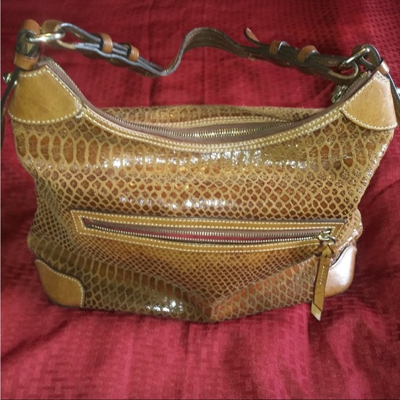 Doney and Bourke snake skin shoulder bag/handbag - Picture 7 of 12